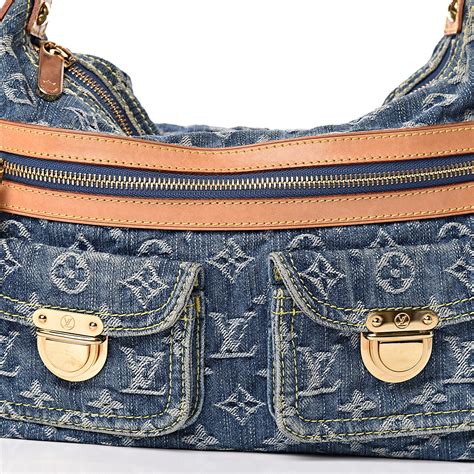 lv denim on the go|louis vuitton denim tote.